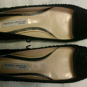 50% off! Gorgeous Duccio Venturi black flats
